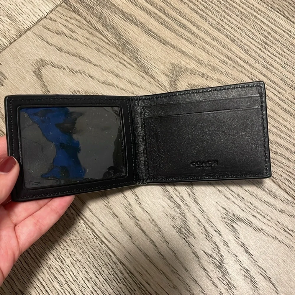 Coach Black Wallet - Picture 3 of 6